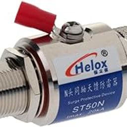 LOOM TREE® 50 Ohm Coaxial Lightning Arrestor Surge Protector N Type Male to Female for Ham Radio WLAN WiFi | Radio Communication | Parts & Accessories | Coax. Cables & Connectors-20