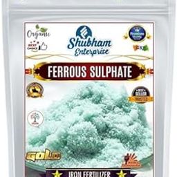 Shubham Enterprise Ferrous Sulphate (White) - High-Purity Iron Supplement for Plants & Soil - 1kg Pack (Weight May Vary Slightly)-image-6