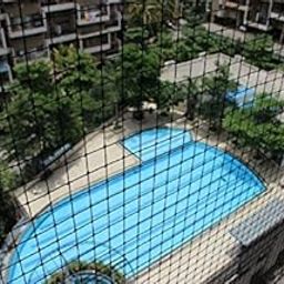 Anti-Bird net Pigeon net Monkey net Safety net for barlcony & Window Thickness 0.85mm Black-22
