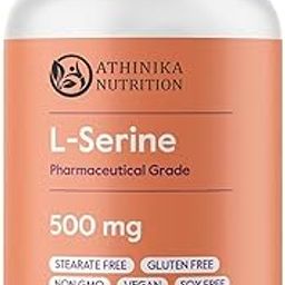 L-Serine 500mg (120 Vegetarian Capsules) - No Stearates - Vegan - Non GMO - Gluten Free-image-95