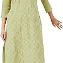max Women's Cotton Blend Floral Regular Kurta Set-picture-3