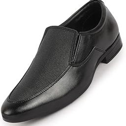 Men's Formal Office Meeting Textured Slip On Shoes-image-23