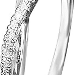 American Diamond Studded Silver Plated Finger Ring Fashion Wear Stylish Jewellery Gift for Girls & Women (PX8R106-7)|Mothers Day Gifts for Mom-10