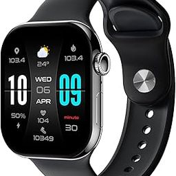 Fire-Boltt Ring X Smartwatch 2.01” Display with Always On Display, Bluetooth Calling, Wireless Charging, AI Voice Assistant, 100+ Sports Modes, Health Suite, 500+ Watchfaces (Black S)-26