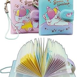 FunBlast 2 In 1 Mini Diary For Girls Keychain Diary For Girls, Pack Of 2 Diary, Unicorn Mini Diary, Multipurpose Mini Diary For Journaling, Return Gifts For Girls, Pocket Diary Small Size, 45 Pages-image-11