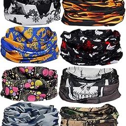 Multi-purpose Seamless Headwear Bandanas Mixed Set Value Pack [Set of 8]-image-75