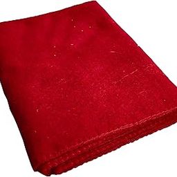 SHREE EXIM™ Prayer Mat Woolen Fabric Aasan for Meditation,Pooja,Chanting (30 X 20 Inch) (RED)-picture-12