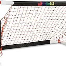 JOGO Football Goalpost | Goal Post Soccer Acessiores Best Traning Equipment with Durable Frame Comes with Carry Bag | (Dark Blue, Junior Size)-1