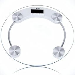 JAGDIV™ Round -Transparent Digital Glass Weighing Scale For Human Health & Personal Weighing Scale For Home Use (Weight Machine Type: Electronic) (Material:Heavy Tempered Glass) (Capacity 180 KG)-picture-5