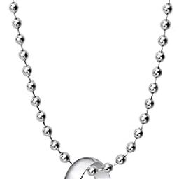 Men's Jewellery Fusion Ring Pendant with Ball Chain For Boys and Men PD1000873-image-36