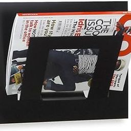 INDIAN DECOR Single Tier Magazine Holder Black-image-19