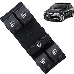 Auto vortex Power Window Switch Front Right (Drive side) For Skoda Fabia (Plug in 10Pin) Control and Up-Down Window Switch For Fabia(2010 To 2015)-35