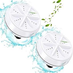 DRUMSTONE 𝐁𝐔𝐘 𝐎𝐍𝐄 𝐆𝐄𝐓 𝐎𝐍𝐄 Portable USB Mini Turbo Washing Machine | Ideal for Travel, Business Trips, Home Use | Cleans Clothes, Fruits| Compact, Lightweight-picture-11