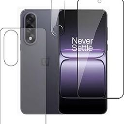 VIYAN Super Premium Tempered Glass With Camera lens + 3 Layer Back Skin Guard Compatible with One Plus Nord 5 Full Screen Coverage (Except Edges) and Easy Installation Kit, (Pack of 1)-image-63