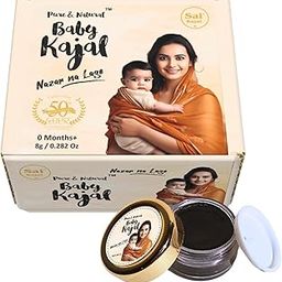 Baby Kajal - Pure and Natural for New Born | Sai Kajal | Chemical-Free Organic kajal for Children | Nazar Na Lage | Gentle & Safe for Babies, Smudge-Proof, Anti-Inflammatory| 8 gm Pack of 1-image-23