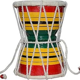 Jtku Handicraft01 Damru Hand Percussion Handmade Indian Musical Instrument/Pooja Articles/Home Decor & Kids Toys-image-63