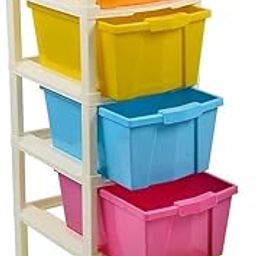 TEASER Organisers Storage Box - XL⁵ -Drawer Home and Room Plastic Drawers Storage, Drawer Storage Organizer Cabinet - Ideal Home Storage Organizer Solution-20