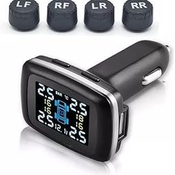 XPR3SS TPMS External Sensor with USB Charging Port Wireless Cigarette Plug Charger Car Tire Pressure Monitoring System Car Tyre Pressure Monitor Tool-28
