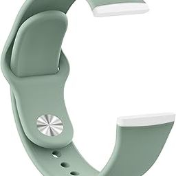 Tobfit Silicone Band for Fitbit Versa 3 4 Fitness Tracker,Soft Sport Strap for Fitbit Sense Fitness Tracker (Watch Not Included), Adjustable Wristband with Metal Buckle for Men Women-28