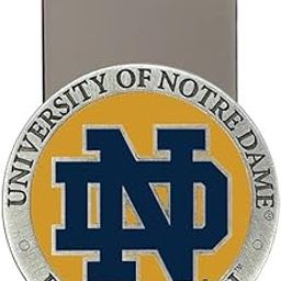 Notre Dame Money Clip | Durable Money Holder | Intricately Crafted Metal Pewter Alma Mater Inlay, Stainless Steel, normal, Stainless Steel, normal-image-12