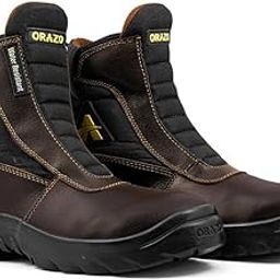 ORAZO PICUS TRAIL - Water-Resistant - CE Certified - EN13634:2017 - Level 2,2,2,1 - Motorcycle Riding Boots (Cocoa, 6)-image-97