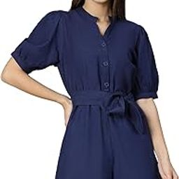 Dazzle Women Linen Blend Playsuit-picture-21