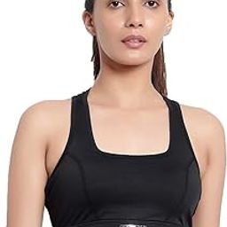 WearJukebox Adjustable Sports Bra for Women Medium-High Support Criss-Cross Back Strappy Padded Sports Bras Supportive for Yoga Cycling Running Gym Workout Tops-picture-11
