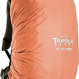 Rain Cover for Backpack & Rucksack (Orange, 30-45)-33