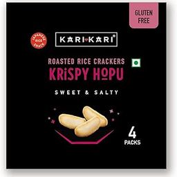 Kari Kari Krispy Hopu Rice Cracker | Sweet and Salty Flavour | Crispy Japanese Snack | Roasted, Non-fried, Gluten-Free | Healthy Snacks | 100% Vegetarian | 7 PM Snack (15g x Pack of 4)-image-50