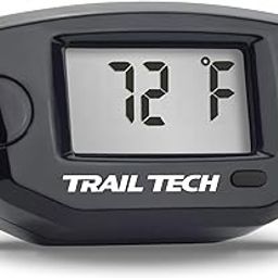 Trail Tech 742-EH2 Black TTO Temperature Digital Gauge 22mm Radiator Hose Sensor-16