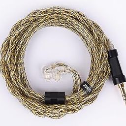 [JSHiFi-Flame] QDC 0.14 inch (3.5 mm) Re-Cable Rare Earth Copper + Nickel Alloy Wire Chinese QDC Earphone Upgrade Cable 0.14 inch (3.5 mm) Stereo Earphone Replacement Cable (QDC 0.14 inch (3.5 mm)-image-82
