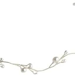 Pearl Wedding Hair Piece Tiara, Pearl Hair Vine, Bridal Hair Accessory, Wedding Hair Vine, Bridal Headband, Pearl Hair Piece, Beaded Hair piece, Headpiece, Headband, 1 pc - Glodan Tiara.-picture-28