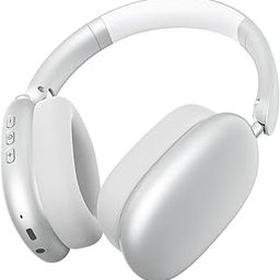 Meisei Wireless Headphones Bluetooth 5.4 Over-Ear Headphones ANC Noise Cancelling HiFi Sound Quality Wired Wireless Dual Use Sound Leakage Proof Sealed Foldable 30H Continuous Use Lightweight (Silver)-16