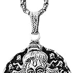 𝟏𝟓 𝐘𝐞𝐚𝐫𝐬 𝐖𝐚𝐫𝐫𝐚𝐧𝐭𝐲 Hanuman Face Locket with Chain | Religious Pendant Necklace for Men & Boys | Stylish Hanuman Ji Locket with Stainless Steel Chain | Spiritual Gift-image-25
