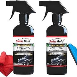 SWISS GOLD All In One Multipurpose Liquid Polish Spray 200ml for Car And Bike | Ultimate Shine, Restorer And Protection | High Gloss Long Lasting Polish for Interior, Exterior And Car Dashboard-picture-12