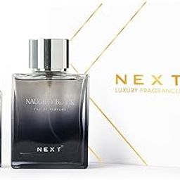 NEXT CARE NAUGHTY BLACK Long Lasting Eau de Perfume for Men | Luxury Fragrance Combo Pack of -100ml+20ml-3