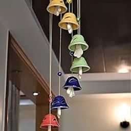 Lyallpur Stores Ceramic Wind Chime (Multicolour)-image-1