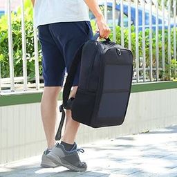 The Style Sutra Nylon Solar Charger Backpack 14W Laptop 2 USB Hiking Bag Travel Outdoor-3