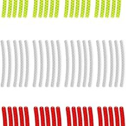 60PCS Car Sticker, Reflective Wheel Rim Stickers for Car, Bike, and Motorcycle, Glow in The Dark Stickers for Night Safety, Easy to Apply, Durable Adhesive(Green White Red Reflector Tape 20 Each)-image-13