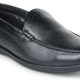 Genuine Leather Moccasins for Men ZA-1126 to Pair with Formal/Casual Wear | Slip Resistance and Flexible Suede Loafers-37