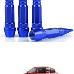 LOVMOTO 4PCS Spiked Shape Tire Valve Stem Caps, Aluminum Car Air Stem Cap, Universal Tire Valve Stem Covers for Cars, SUV, Trucks, Bikes, Motorcycles Comfortable with Sw-ift Old-image-77