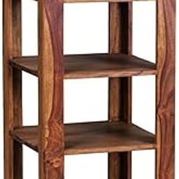 OGESTA Wall Shelf Modern Wood Floating Wall Shelf Decor Floating Shelves Wall Mounted Set of 4 for Bedroom Living Room (Color : Brown, Size : 100X14X5CM)-image-111
