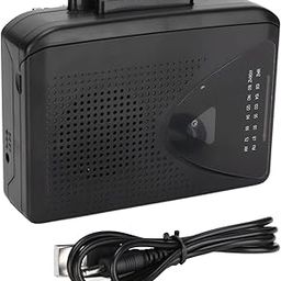 ETZIN Portable Cassette Player, Multifunctional Classic Cassette Tape Player Supports AM FM Radio Stereo Compact Tape Player with 3.5mm Headphone Jack EPL-1221CA-69