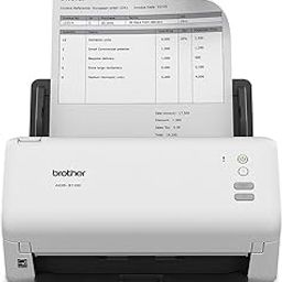 Brother ADS-3100 High-Speed Desktop Scanner | Compact with Scan Speeds of Up to 40ppm, White-12