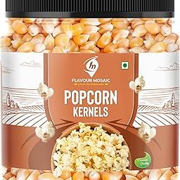 FLAVOUR MOSAIC Popcorn Kerneles 400 GM |Instant Popcorn Kernels Seeds | Big Size Gourmet Popcorn Seeds | High Expansion | A Grade Makkai Pop corn-image-82