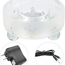 Crystal Display Base Stand, Lighted Display Plate LED Light Base Multicolor Beautiful Pattern Auto Flashing for Home for LED Light-19