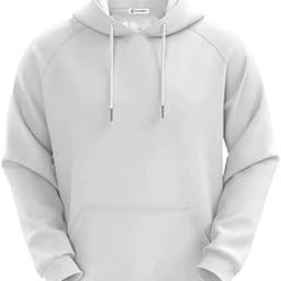 Winter wear Relaxed Fit Plain Cotton Blend Full Sleeves Hoodie for Men-image-92