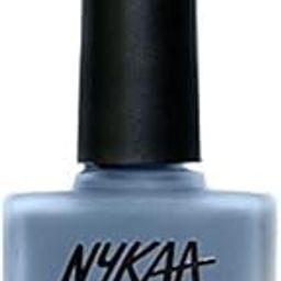 Nykaa Matte Nail Enamel - Blue Jellybean (Shade No.128) (9 ml)-image-34