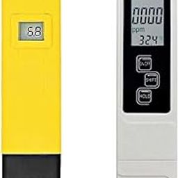 SOCHEP Water testing Meter Combo, PH METER + TDS&EC Meter (2 in 1) Combo, 0.05ph High Accuracy Pen Type pH Meter & +/- 2% Readout Accuracy TDS EC Temperature Meter-picture-20