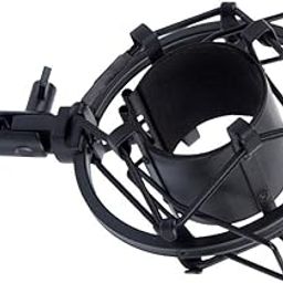 HAWK PROAUDIO SM02 Universal Shock Mount for Large Diaphragm Condenser Microphone, 42-48 mm (Black)-image-29
